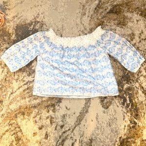 Adorable BOHO Cropped Off The Shoulder Shirt